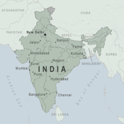 Map of ancient india labeled